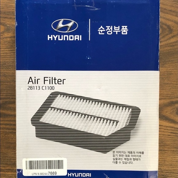 🎄AIR FILTER FOR HYUNDAI OE # 28113-C1100  NIB - Picture 3 of 4